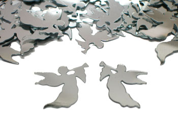 Silver Angel Confetti by the pound or packet